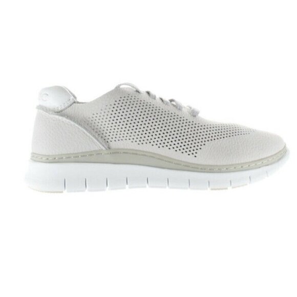 Vionic Womens Fresh Joey Light Grey Walking Shoes Size 6 (Wide) Leather(1799627) - Picture 1 of 6
